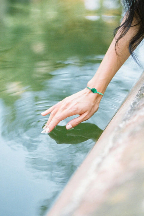 Chrysocolla and Turquoise Bead Bracelet | a Touch of Serenity Michelle Marie Boutique  Bracelets