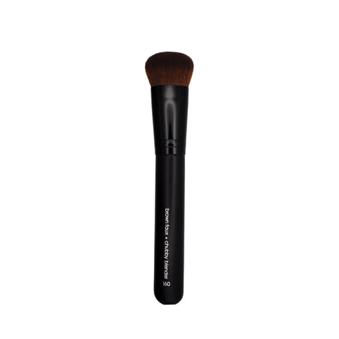 Chubby Vegan Makeup Blender Brush – Soft Cruelty-Free Bristles | Crafted in USA for Flawless Eyeshadow Application Taylor Made Organics  makeup brush