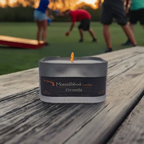 Citronella 16 Oz. Tin MorninWood Candles  Candles