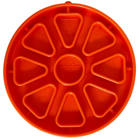 Citrus Pattern Slow Feeder Dog Bowl 8 Inch – Shallow Lick Mat for Enrichment | Made in USA SodaPup  ETRAY