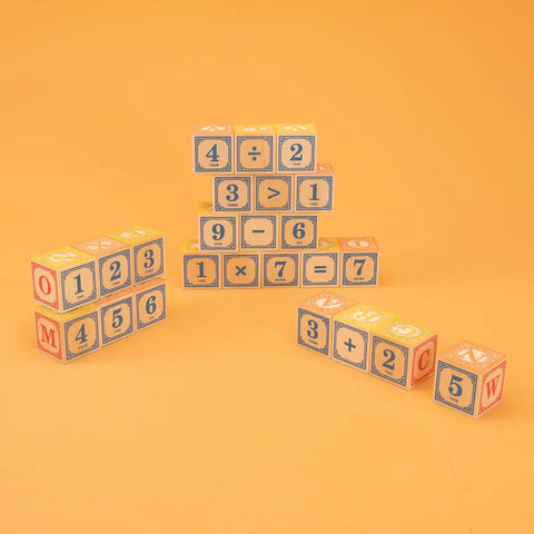 Classic Wooden ABC Alphabet Blocks Set – 28 Pieces – 1.75 Inch Educational Toy | Made in USA Uncle Goose  Classic Goose