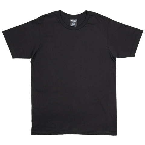 Men's Premium Black Cotton Crewneck T-Shirt – Soft Durable Fabric | Made in USA Proudly USA  T-shirt