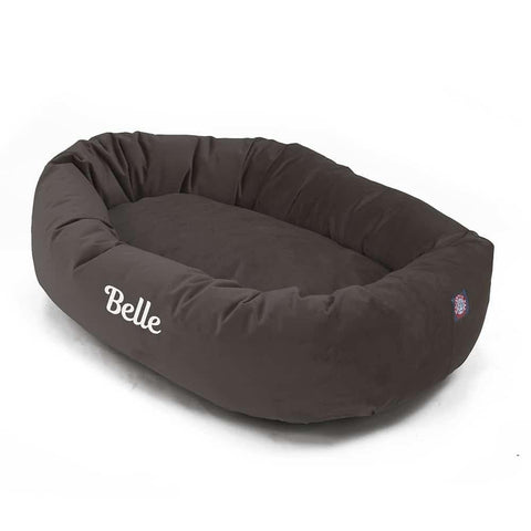 Orthopedic Velvet Bagel Dog Bed – Personalized Comfort – Majestic Pet | Made in USA Majestic Pet 