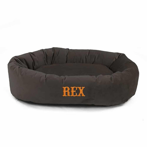 Orthopedic Velvet Bagel Dog Bed – Personalized Comfort – Majestic Pet | Made in USA Majestic Pet 