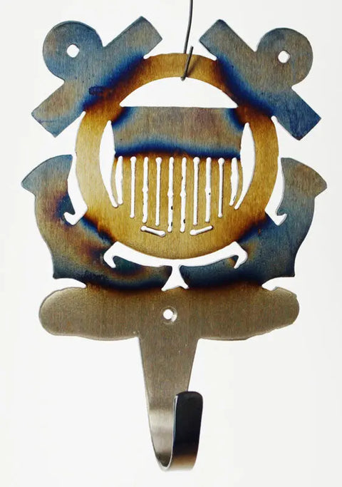 Coast Guard Metal Wall Hook – Steel Coat And Towel Hanger | Handmade In USA Knights Home Decor  item