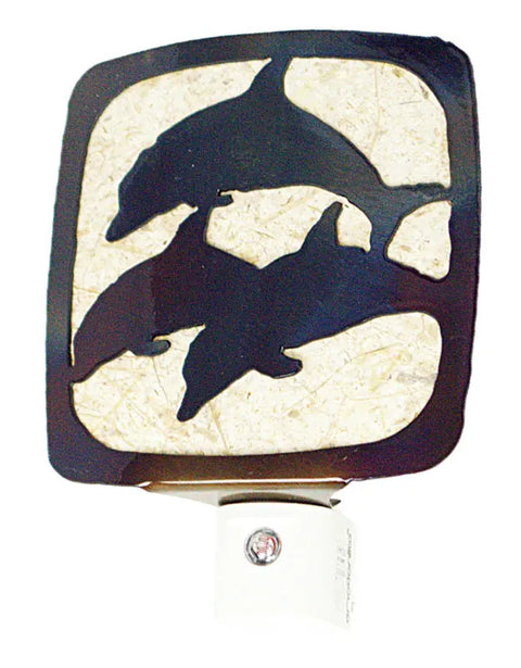 Coastal Dolphin Night Light – Light Sensor Night Lamp for Bedroom and Bathroom | Made in USA Knights Home Decor  item