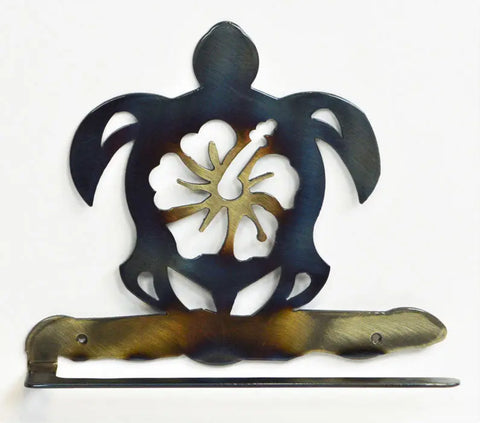 Coastal Sea Turtle Hand Towel Holder – Rustic Bathroom Decor Accent | Made in USA Knights Home Decor  item