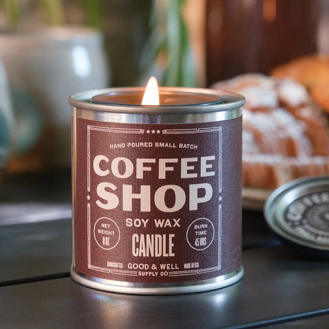 Coffee Shop Happy Place Candle Good & Well Supply Co.  Candles