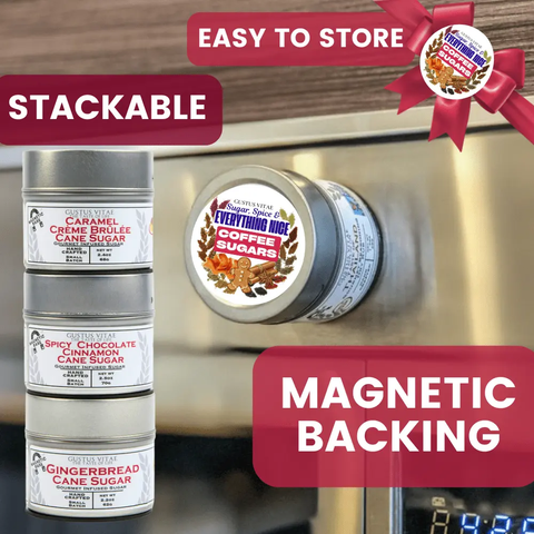 Coffee Sugars: Sugar, Spice & Everything Nice | Gift Pack Set of 3 Gustus Vitae  Collections & Gift Sets