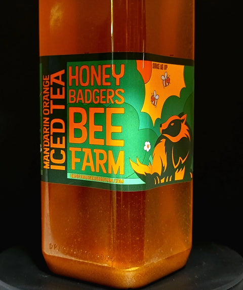 Cold Honey Tea Six Pack & Cold Brew Coffee Honey Badgers Bee Farm 
