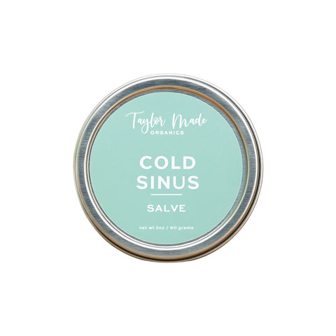 Cold & Sinus Organic Salve Taylor Made Organics  therapeutic salve