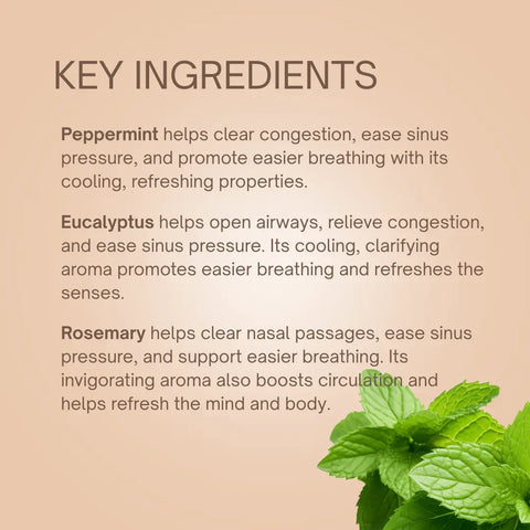 Cold & Sinus Organic Salve Taylor Made Organics  therapeutic salve