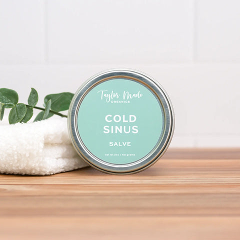 Cold & Sinus Organic Salve Taylor Made Organics  therapeutic salve