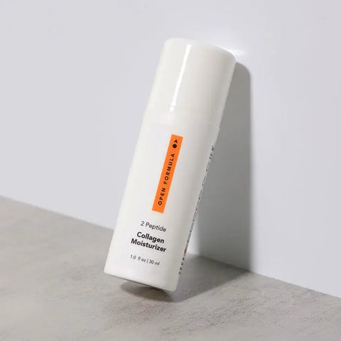 Collagen Peptide Face Moisturizer 30ml – Peptide Skincare Formula | Made in USA Open Formula  Skin Care