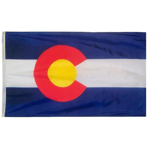 Colorado State Flag - 100% Made in USA Freedom Flag and Pole 