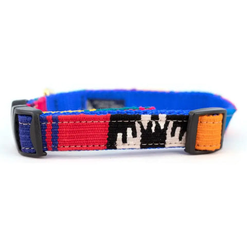 Colorful Cat Collar with Breakaway Safety Buckle – Adjustable Stylish Pet Accessory | Made in USA Auburn Leathercrafters  item