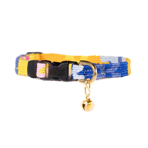 Colorful Cat Collar with Breakaway Safety Buckle – Adjustable Stylish Pet Accessory | Made in USA Auburn Leathercrafters  item