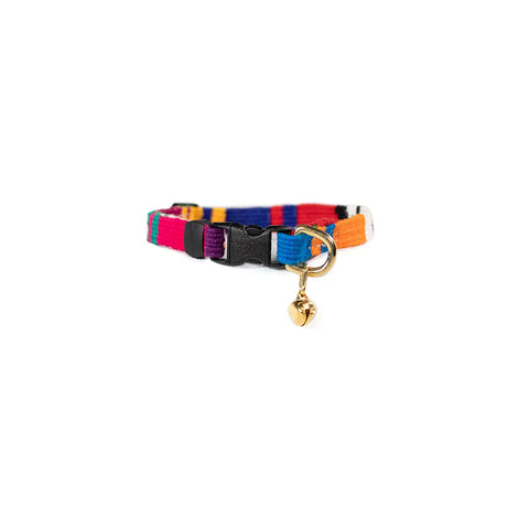 Colorful Cat Collar with Breakaway Safety Buckle – Adjustable Stylish Pet Accessory | Made in USA Auburn Leathercrafters  item