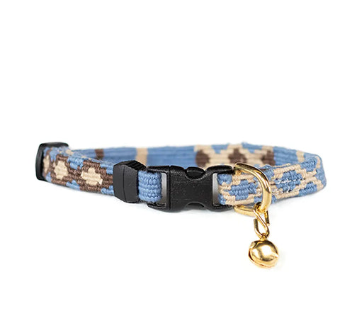 Colorful Cat Collar with Breakaway Safety Buckle – Adjustable Stylish Pet Accessory | Made in USA Auburn Leathercrafters  item
