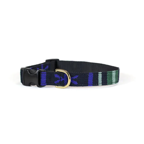 Colorful Hand-Woven Side-Release Dog Collar 1 Inch – Durable Nylon Backing | Made in USA Auburn Leathercrafters  item