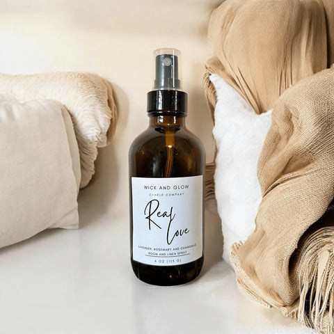Come Inside Room and Linen Spray 4 oz – All Natural Speakeasy Scent Mist | Handcrafted in USA Wick and Glow Candle Company™  Air Fresheners