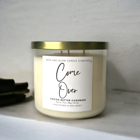 Come Over Luxury Scented Candle Wick and Glow Candle Company™  Candles