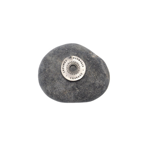 Comfort Courage Strength Meditation Stone Handcrafted River Rock Support Token – Whitney Howard Designs | Made in USA Whitney Howard Designs  Meditation Stones
