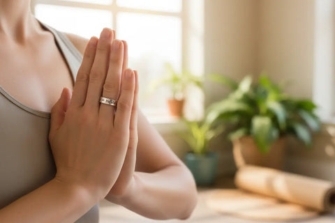 Comfort Healing Peace Inspirational Affirmation Rings – Handcrafted Adjustable Bands | Made in USA Whitney Howard Designs  InspireRings