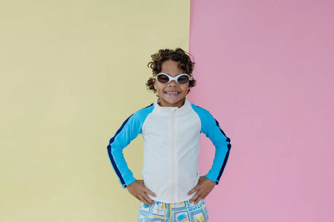 Comics Swim Goggles – Tangle-Free Strap With Grey Anti-Fog Lenses | One Size Fits Ages 3+ | Assembled In USA Splash Place  Swim Goggles