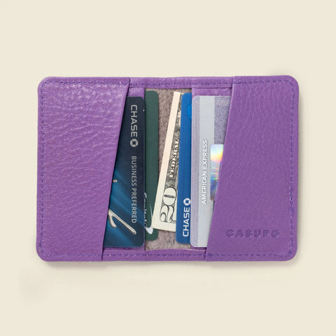 Compact Bifold With RFID Protection - Orchid Purple CASUPO  Small Bifold