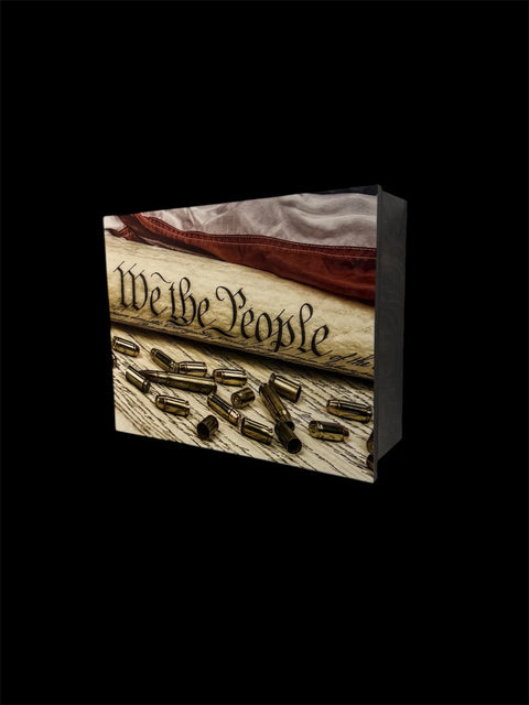 Concealment Cabinet 12 Inch x 10 Inch – Custom Hidden Storage Box | Made in USA B. James Design & Woodwork 