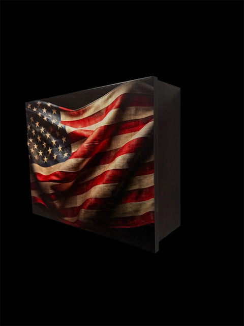 Concealment Cabinet 12 Inch x 10 Inch – Custom Hidden Storage Box | Made in USA B. James Design & Woodwork 