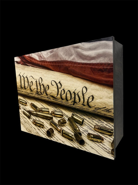 Concealment Cabinet 12 Inch x 10 Inch – Custom Hidden Storage Box | Made in USA B. James Design & Woodwork 