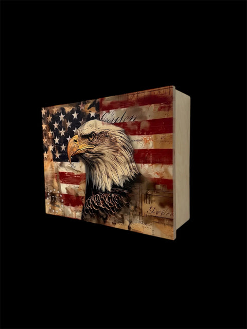 Concealment Cabinet 12 Inch x 10 Inch – Custom Hidden Storage Box | Made in USA B. James Design & Woodwork 