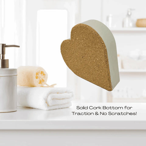 Concrete Heart Tealight Holder 3.5 Inch – Rustic Decor | Made in USA Chatelet Manufacturing 