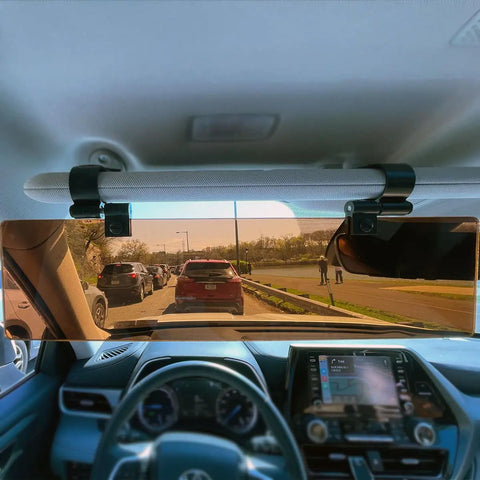 Copper Polarized Car Visor Extender – Glare Reduction Visor Shield | Made in USA Glare Guard