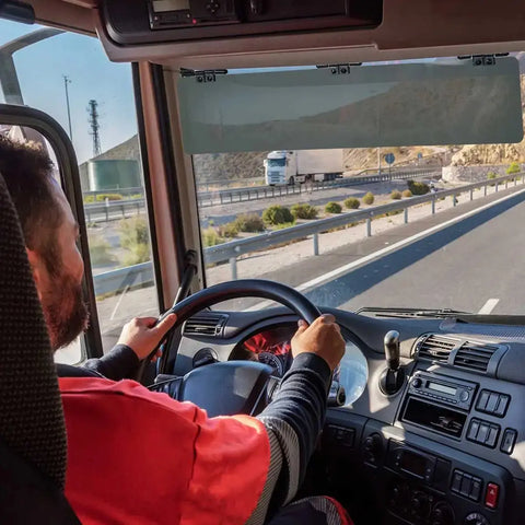 Copper Polarized Semi-Truck Sun Visor Extender – Glare Reduction Clip-On Shade | Made in USA Glare Guard  item 109.99 Default Title