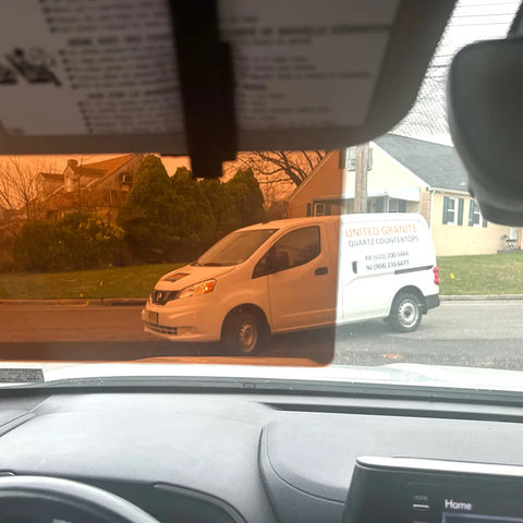 Copper XL MaxView Polarized Car Visor Extender 15 Inch – Glare Guard | Made in USA Glare Guard