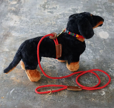 Cotton Rope Convertible Dog Harness and Leash Combo – Durable and Large Size | Made in USA Auburn Leathercrafters  item
