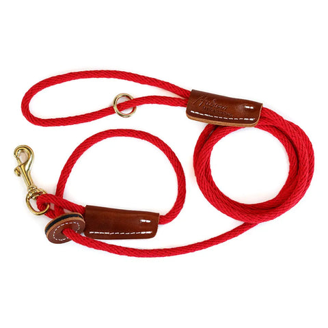 Cotton Rope Convertible Dog Harness and Leash Combo – Durable and Large Size | Made in USA Auburn Leathercrafters  item