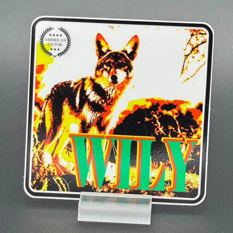 Coyote Decal Sticker – Wild Animal Design – Made in USA | Outdoor Gear Sticker American Lictor  Vinyl Stickers