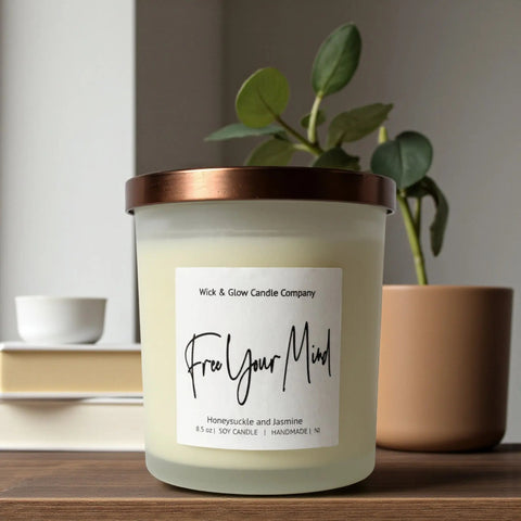 Cozy Soy Wax Candle Gift Box Set – Hand-Poured 90s R&B Inspired | Made in USA Wick and Glow Candle Company™  Candles