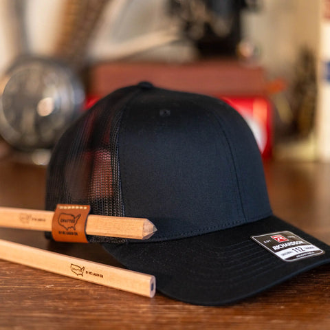 Crafted Leather Pencil Loop 112 Hat KC Laser Co 