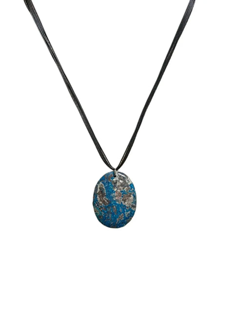 Crazy Lace Agate Cord Pendant Necklace - Balancing & Grounding | Unique Gemstone Jewelry Michelle Marie Boutique  NeckLace