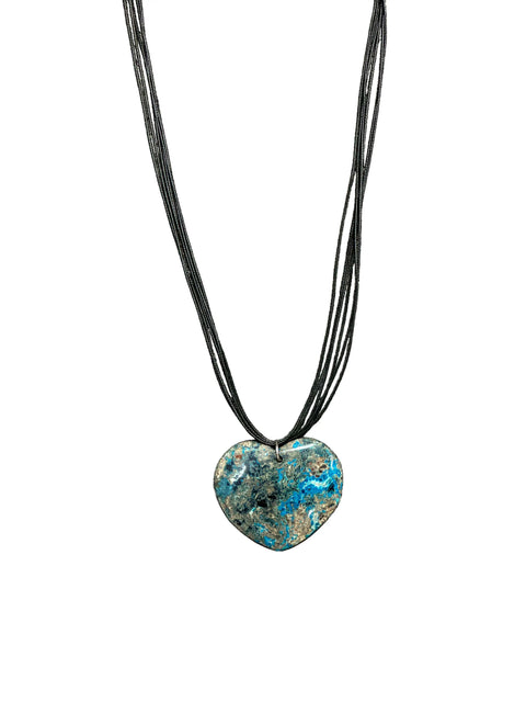 Crazy Lace Agate Cord Pendant Necklace - Balancing & Grounding | Unique Gemstone Jewelry Michelle Marie Boutique  NeckLace