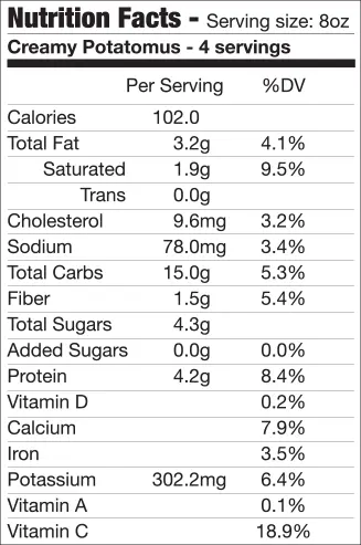 Creamy Potatomus SoupaPOTamus  item