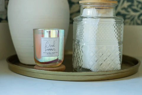 Cruel Summer Scented Soy Candle – 10 oz Prism Jar | Clean Burn & USA-Made by Shanti + Tula Shanti + Tula  HOME