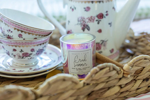 Cruel Summer Scented Soy Candle – 10 oz Prism Jar | Clean Burn & USA-Made by Shanti + Tula Shanti + Tula  HOME