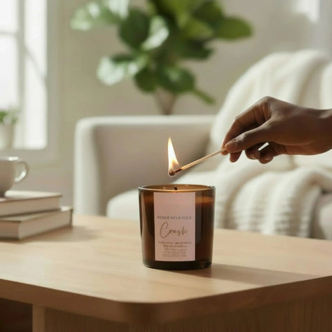 Crush — Patchouli & Palo Santo Candle (8.5 Oz) Wick and Glow Candle Company™  Candles