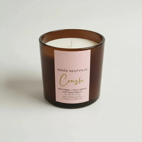 Crush — Patchouli & Palo Santo Candle (8.5 Oz) Wick and Glow Candle Company™  Candles